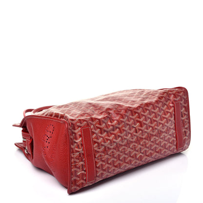 Goyard Goyardine Sac Hardy Pet Carrier PM Red 4 of 8