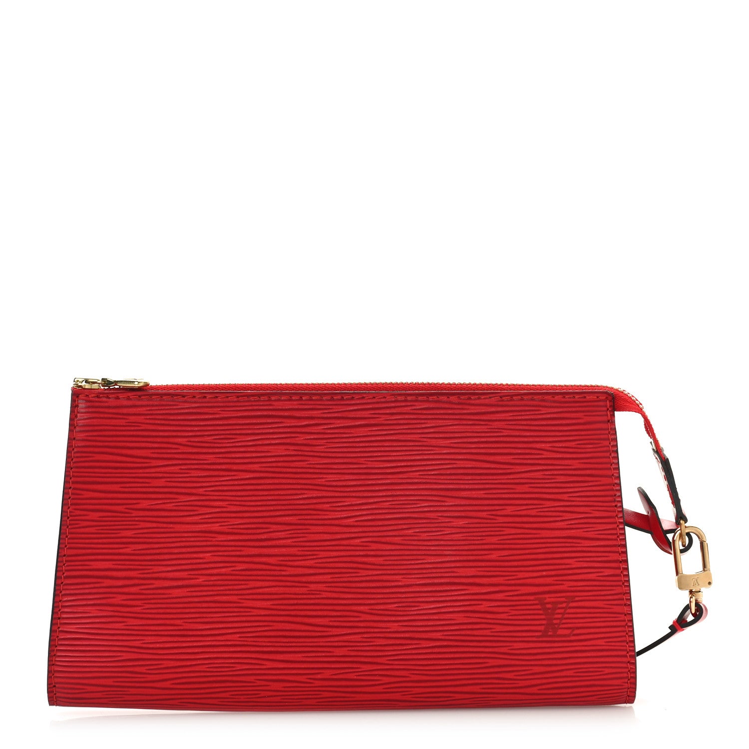 Louis Vuitton Epi Pochette Accessories 21 Castillan Red 1 of 8