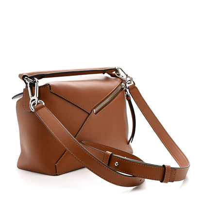 Loewe Calfskin Small Puzzle Edge Bag Tan 3 of 11