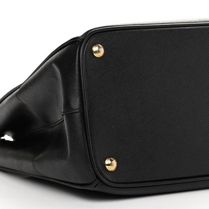 Prada Saffiano Large Galleria Double Zip Tote Black 9 of 10