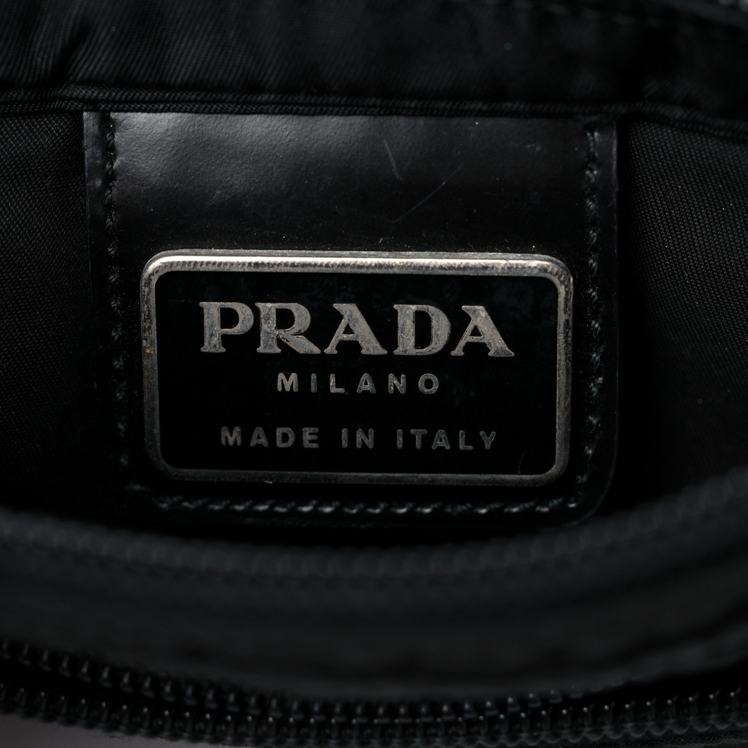 Prada Tessuto Nylon Crossbody Bag Black 6 of 16