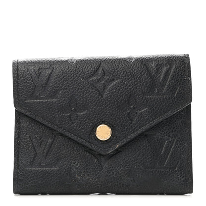Louis Vuitton Empreinte Victorine Wallet Black 1 of 7