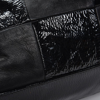Chanel Patent Patchwork Large Brooklyn Tote Black 17 of 18
