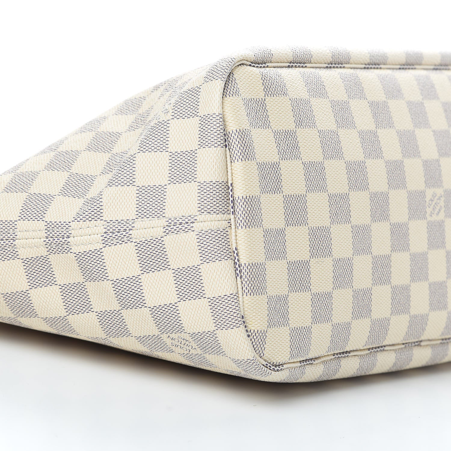 Louis Vuitton Damier Azur Neo Neverfull MM Rose Ballerine 10 of 11