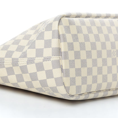 Louis Vuitton Damier Azur Neo Neverfull MM Rose Ballerine 10 of 11