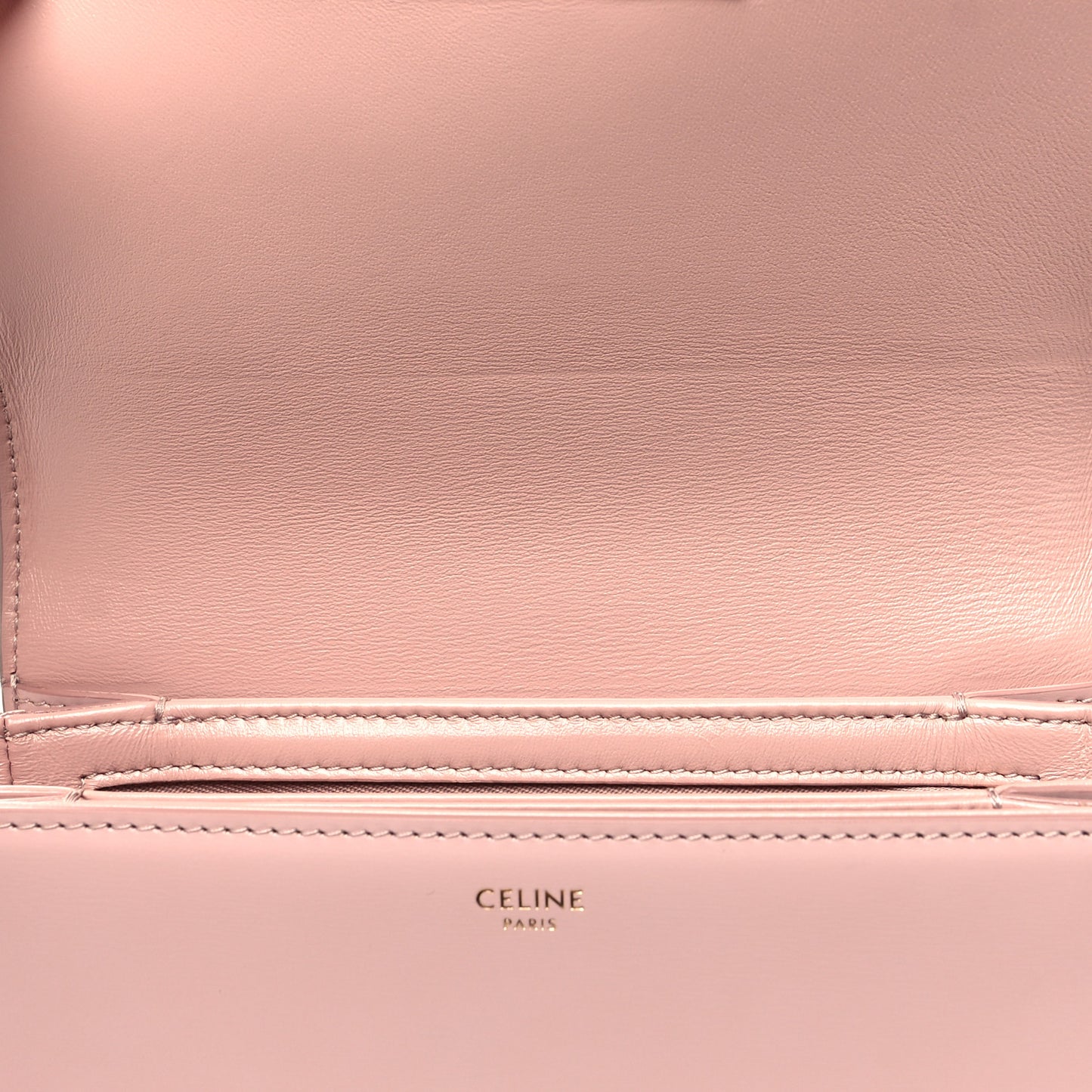 Shiny Calfskin Teen Triomphe Vintage Pink
