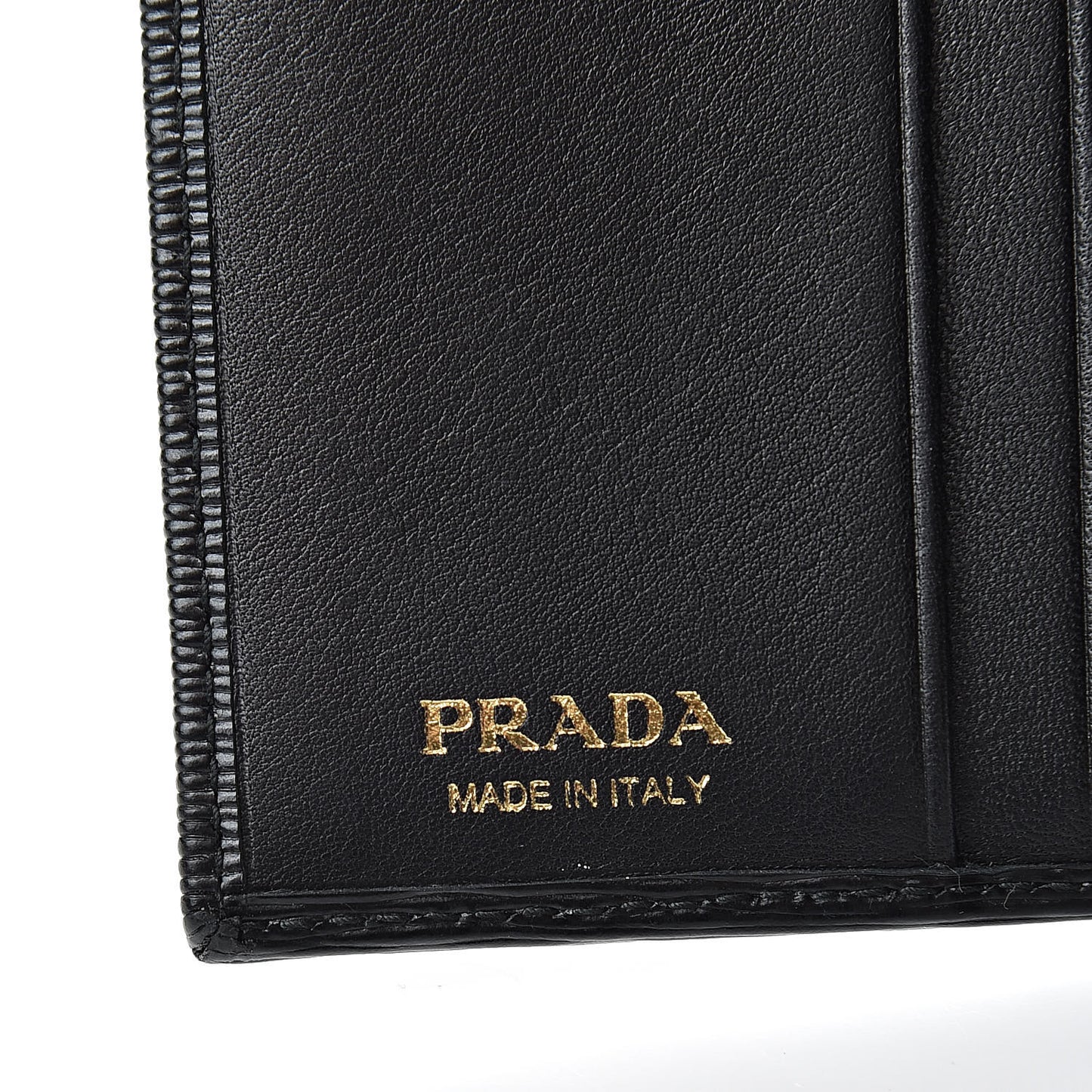Vitello Move Tri-Fold Compact Wallet Black