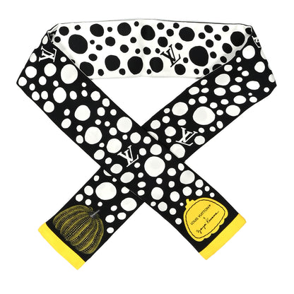 Louis Vuitton LV x YK Infinity Dots Bandeau Black Yellow White 1 of 4