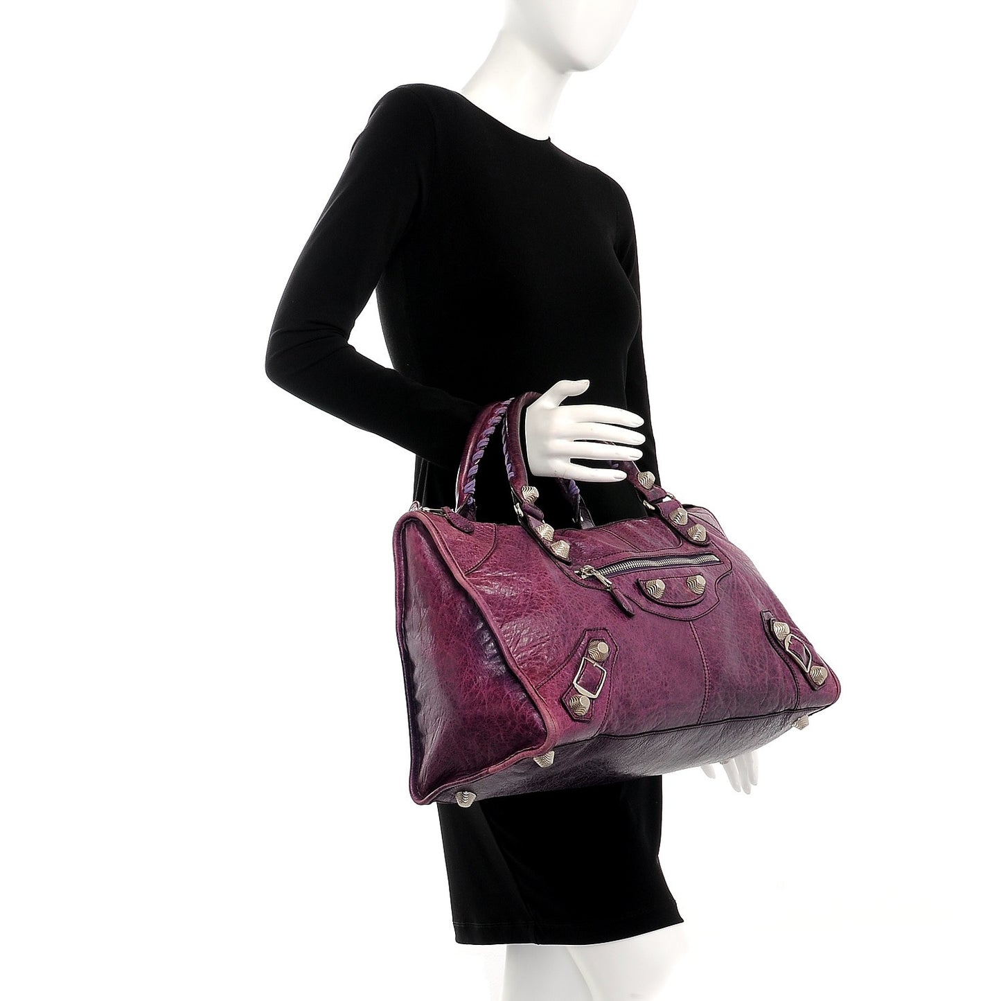 Chevre Giant 21 Gold Hardware Work Violet