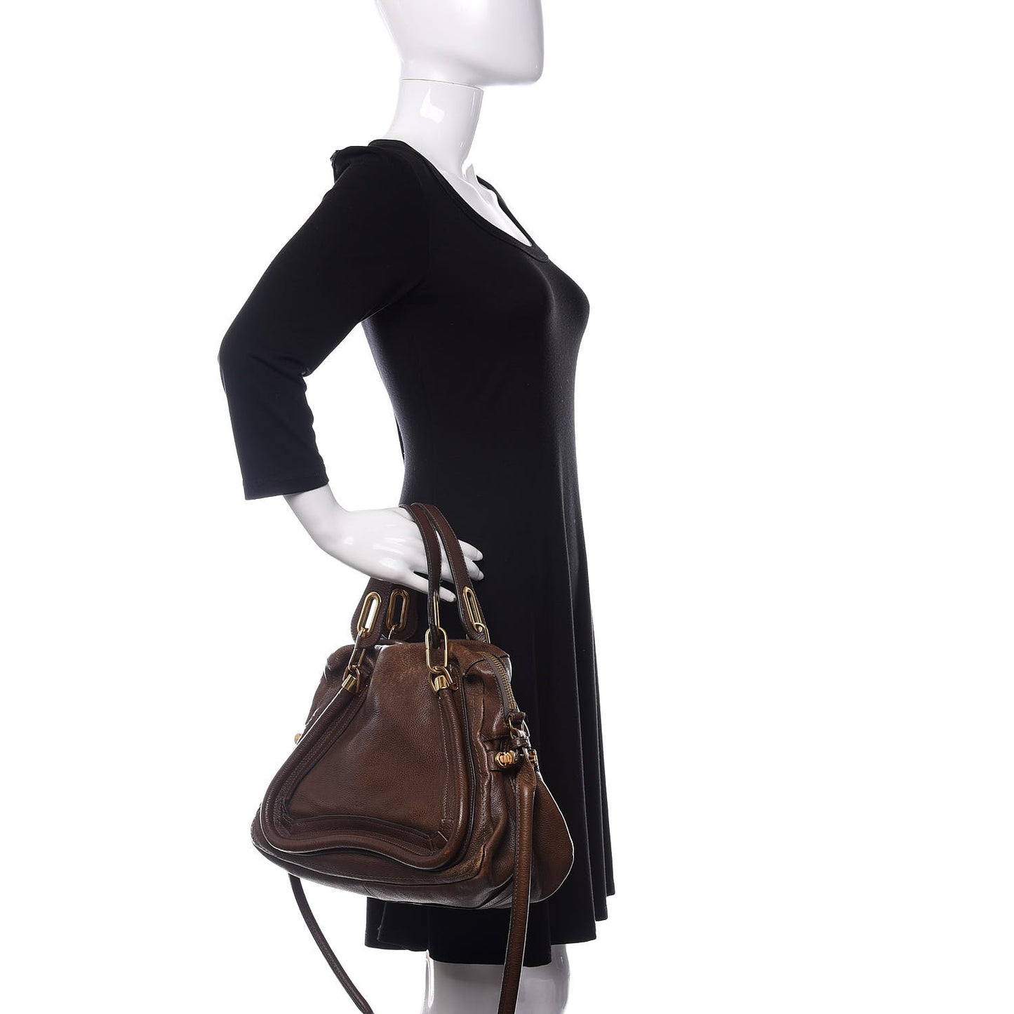 Calfskin Small Paraty Chocolate