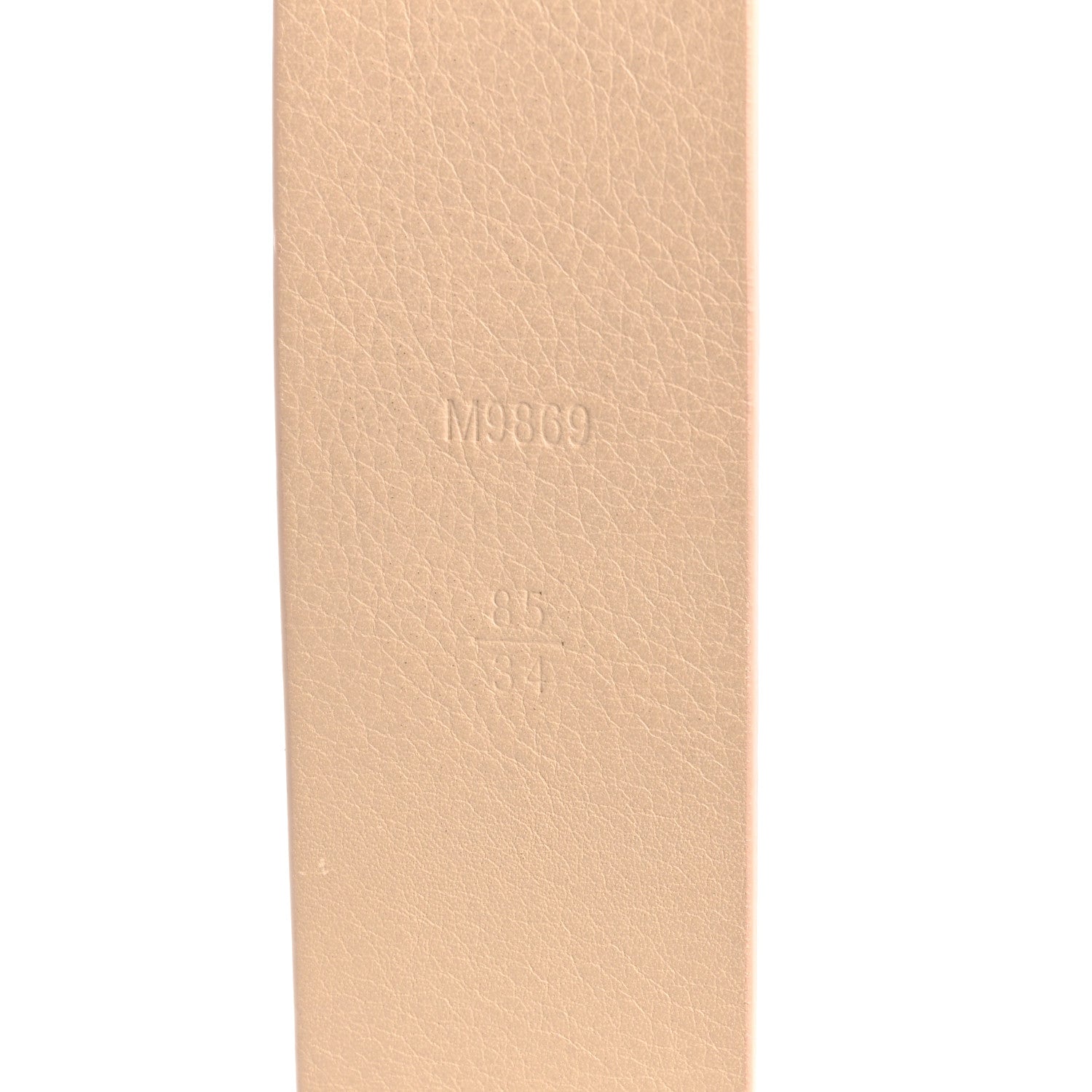 Louis Vuitton Calfskin Ecrin Belt 85 34 Opal 3 of 6