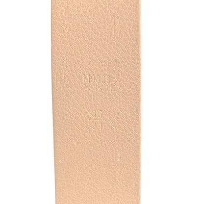 Louis Vuitton Calfskin Ecrin Belt 85 34 Opal 3 of 6