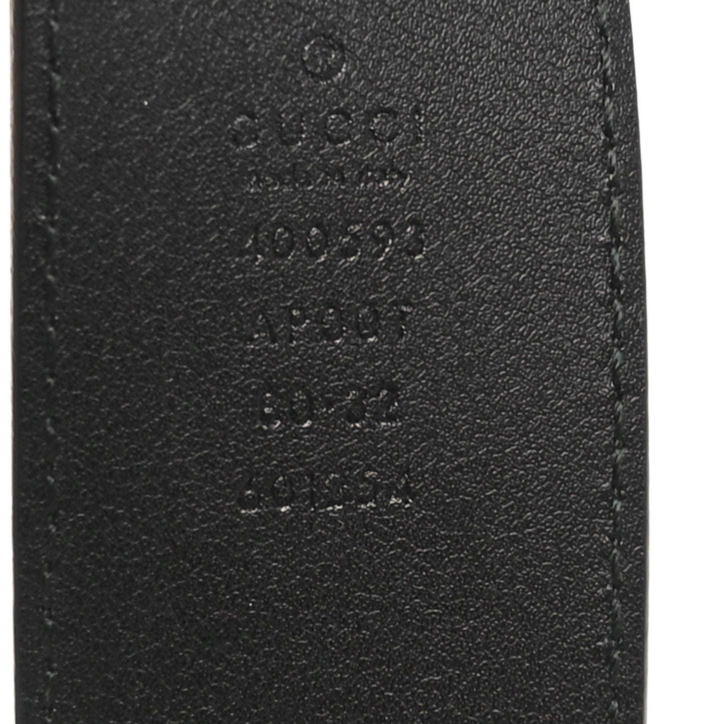 Calfskin Double G 30mm Belt 80 32 Black