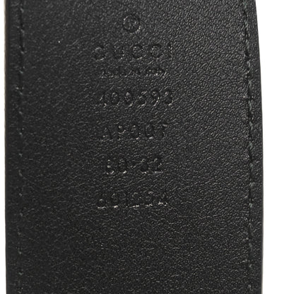 Gucci Calfskin Double G 30mm Belt 80 32 Black 3 of 5