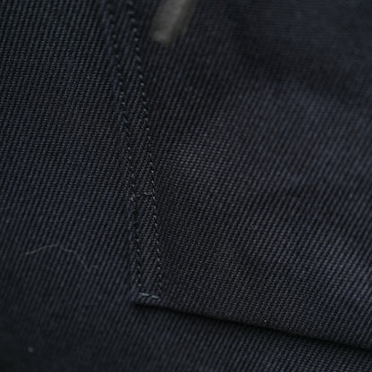 Saint Laurent Linen Calfskin Rive Gauche Tote Navy 10 of 10