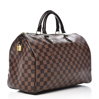 Louis Vuitton Damier Ebene Speedy 35 3 of 16