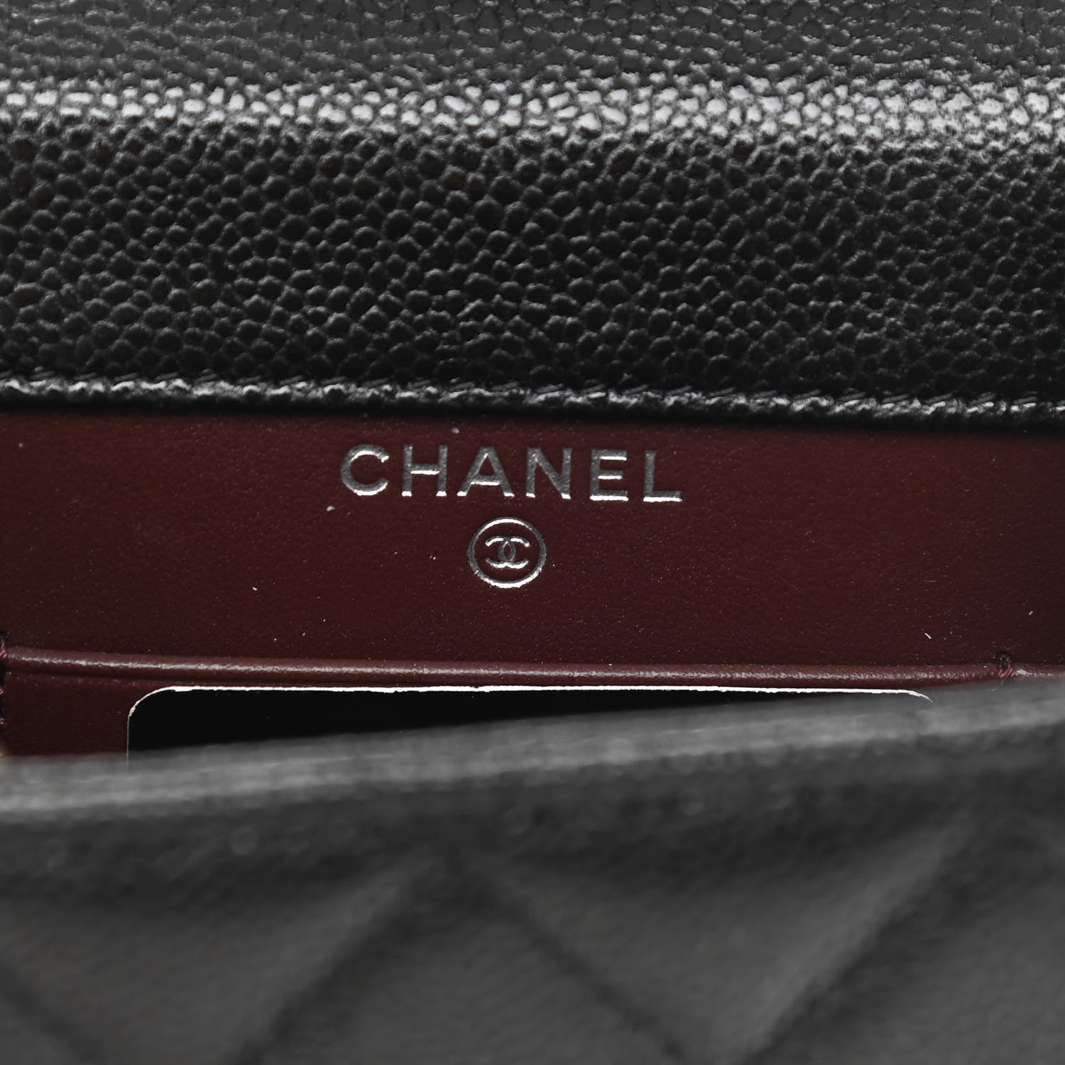 Chanel Caviar Quilted Classic Phone Holder Black 6 of 14