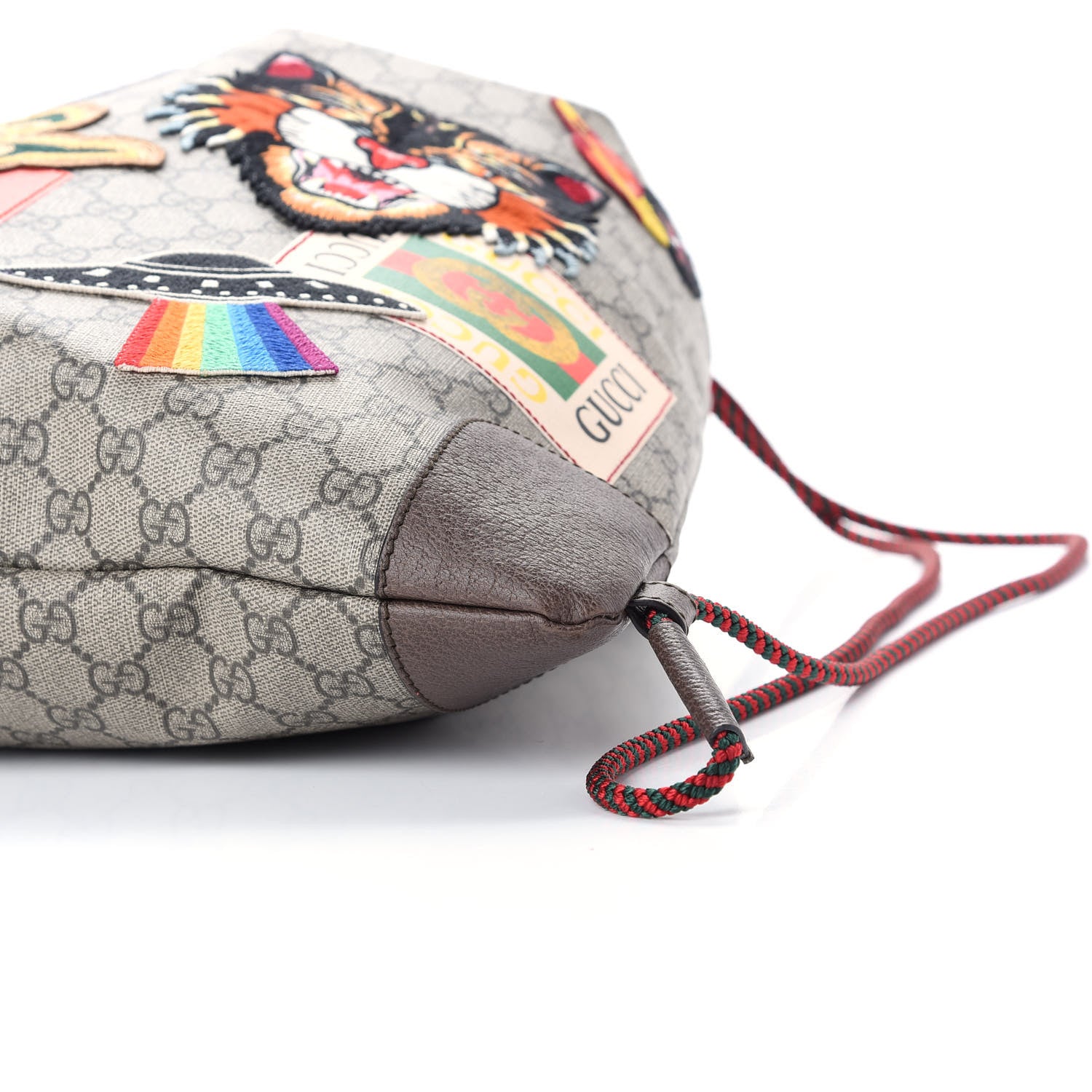 Gucci Soft GG Supreme Monogram Courrier Drawstring Backpack 9 of 9