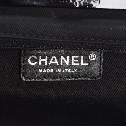 Chanel Distressed Patent Quilted Small Ritz Flap Bag Black 9 of 10