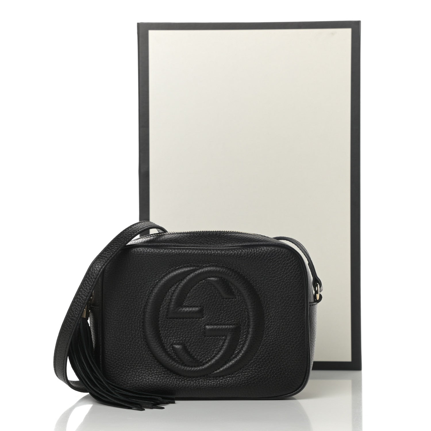 Gucci Pebbled Calfskin Small Soho Disco Bag Black 11 of 11