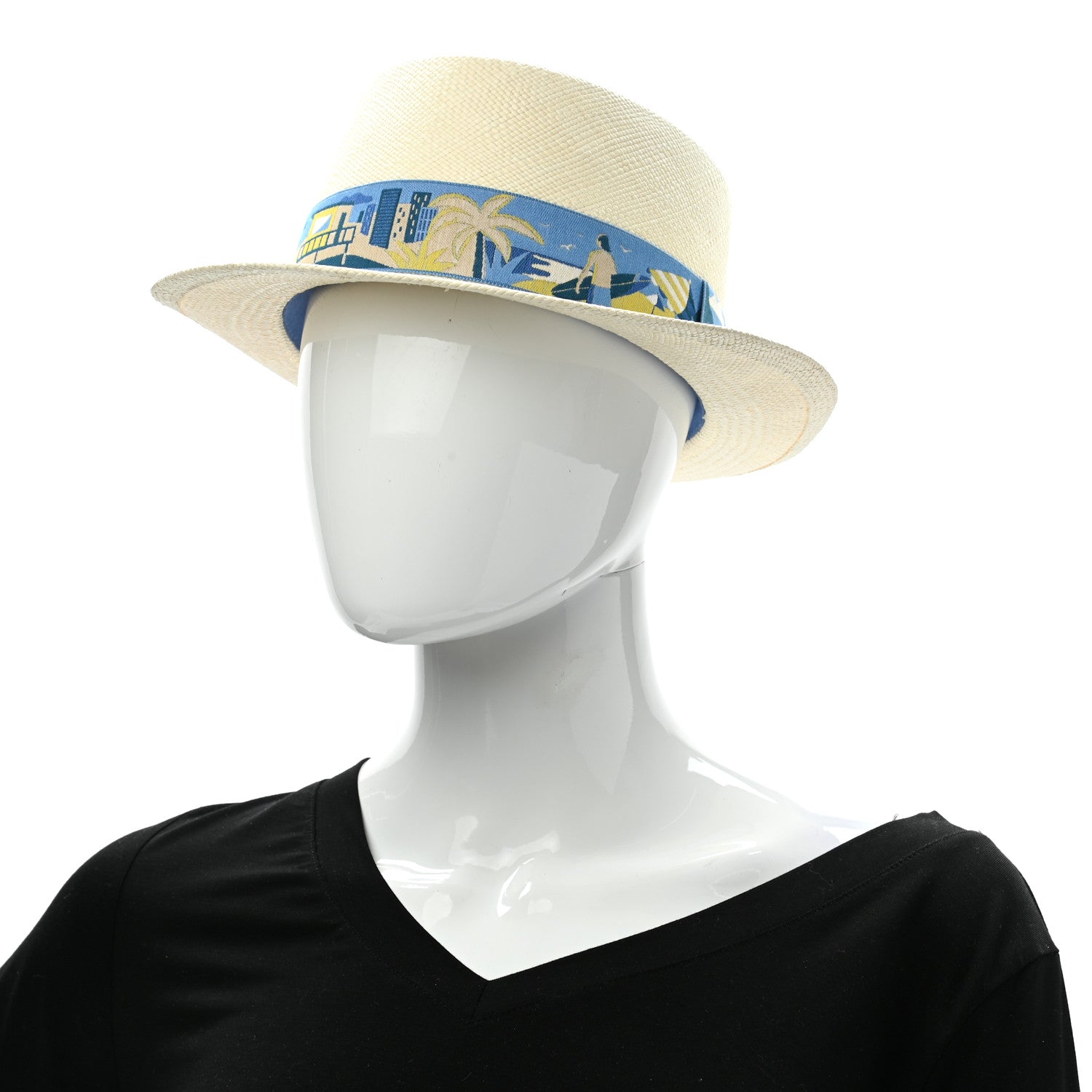 Hermes Panama Brisa Emilio Surf Hat 58 Naturel Aube 2 of 8