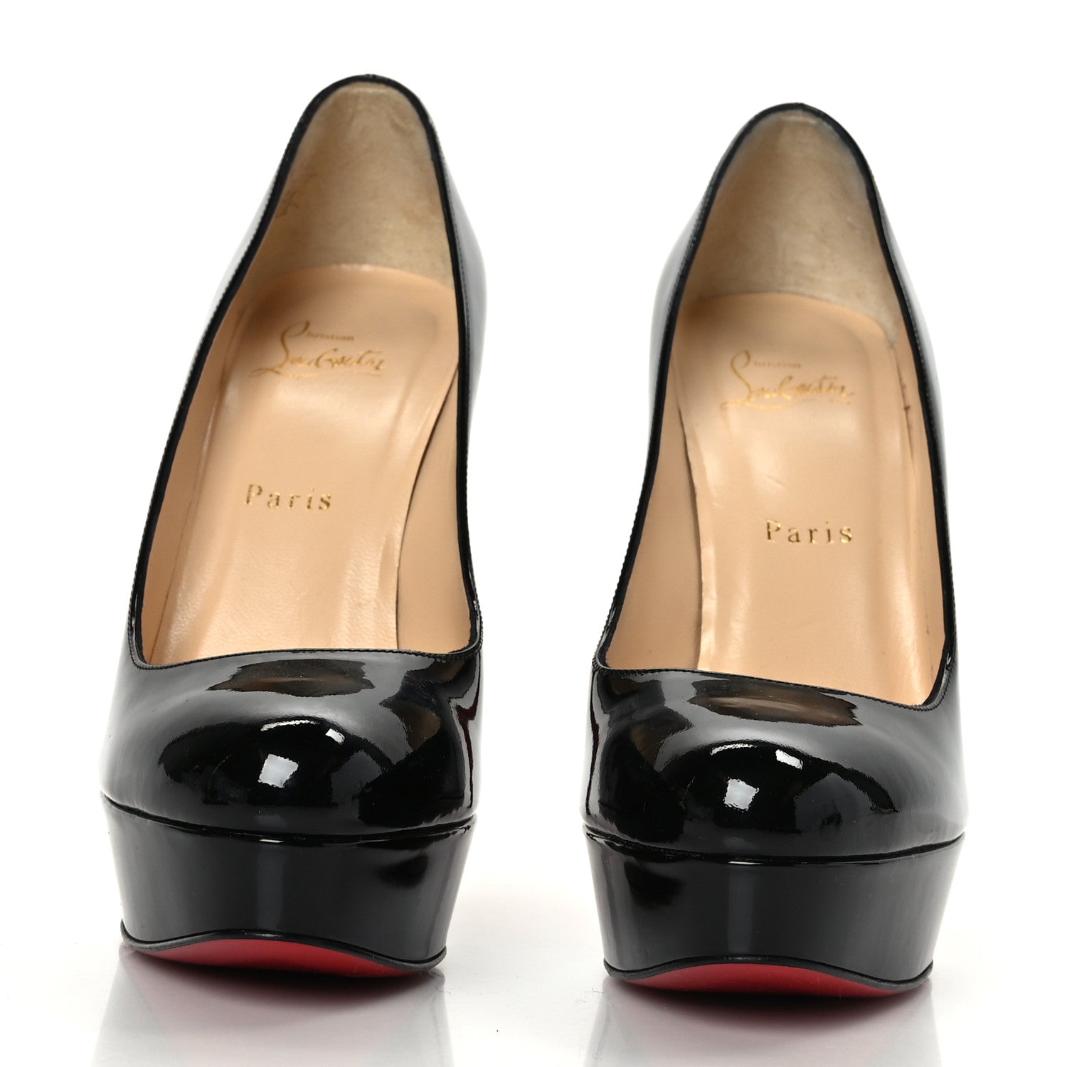 Christian Louboutin Patent Bianca 140 Pumps 39 Black 2 of 9