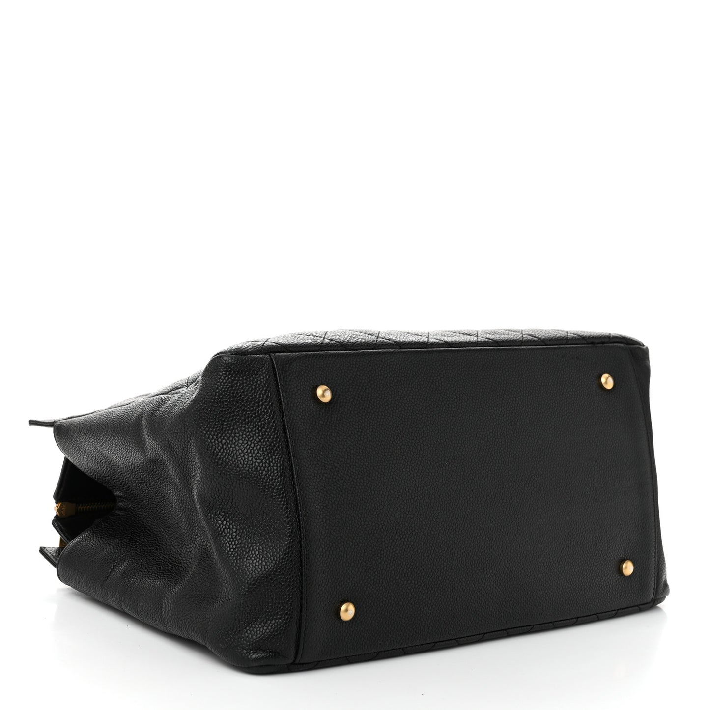 Caviar Quilted Grand Timeless Tote GTT Black