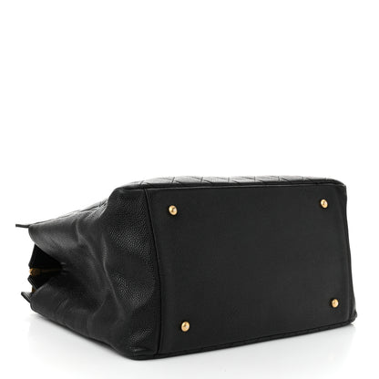 Chanel Caviar Quilted Grand Timeless Tote GTT Black 4 of 13