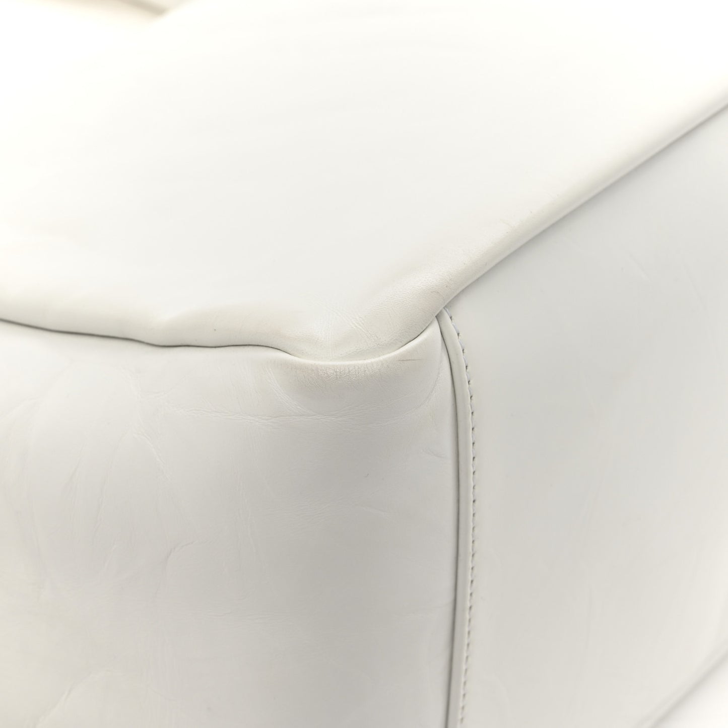 Calfskin Monaco Sling Shoulder Bag White
