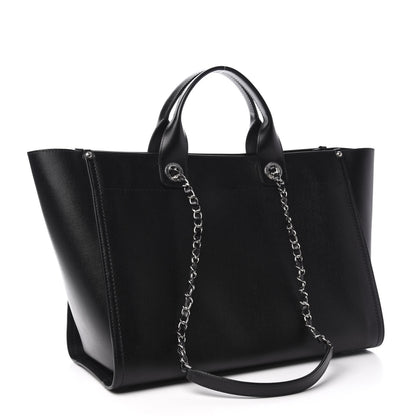 Chanel Caviar Medium Studded Deauville Tote Black 3 of 10