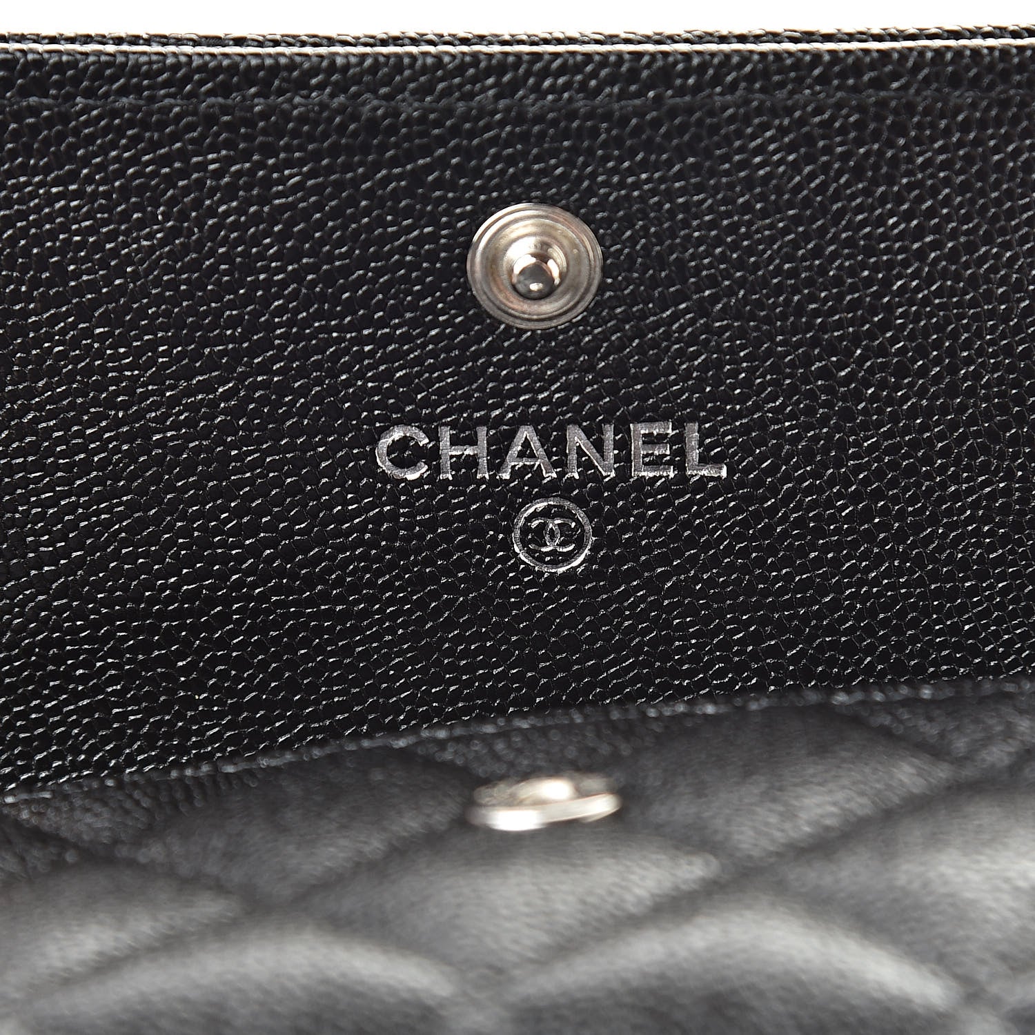 Chanel Caviar Quilted Boy Flap Card Holder Black 6 of 9