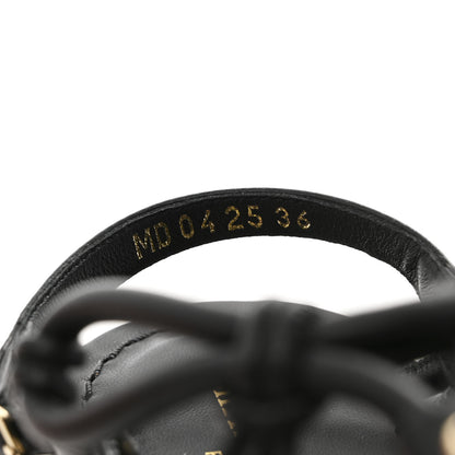 Christian Dior Lambskin Dioriviera D-Sand Sandals 36 Black 9 of 10