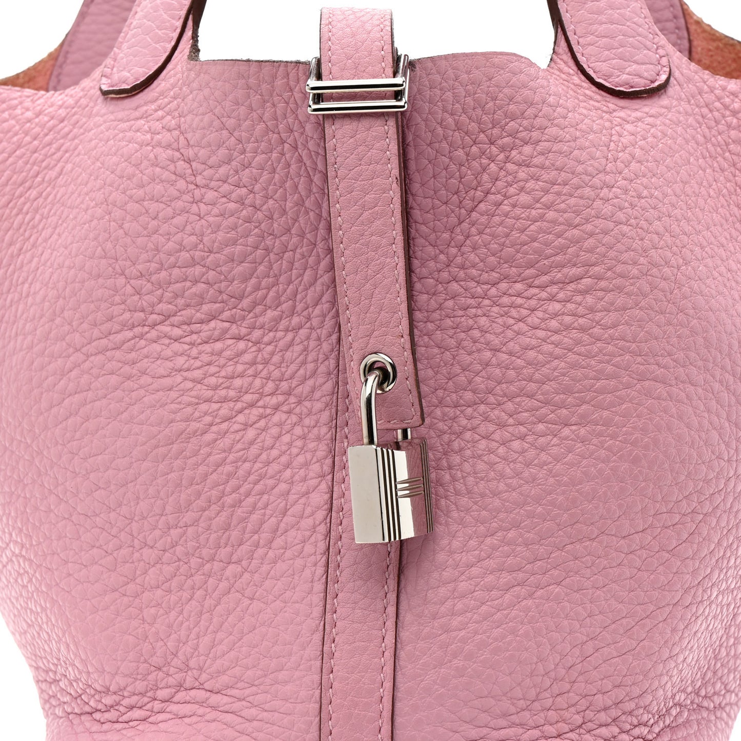 Taurillon Clemence Picotin Lock 18 PM Mauve Sylvestre