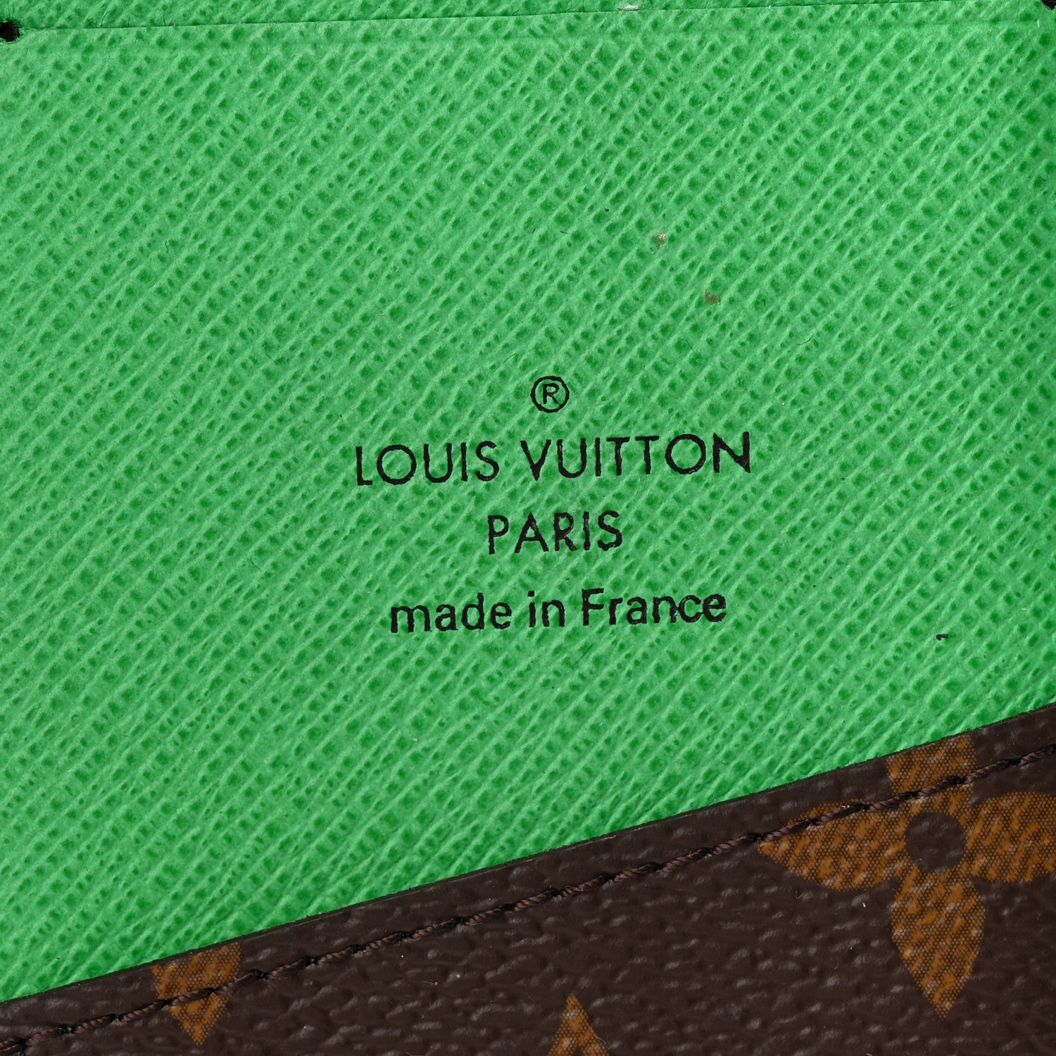 Louis Vuitton Monogram Pocket Organizer NM Green 6 of 6