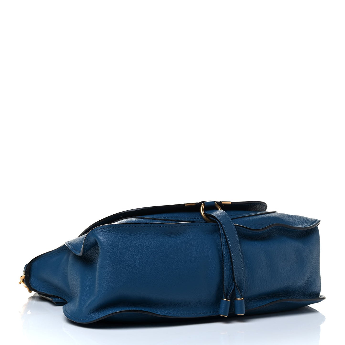 Calfskin Medium Marcie Satchel Factory Blue