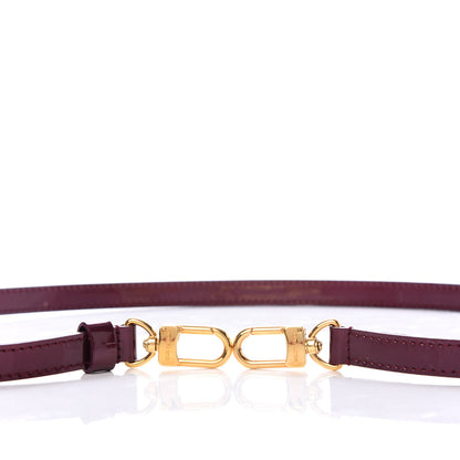 Louis Vuitton Patent 16mm Adjustable Shoulder Strap Rouge Fauviste 4 of 5