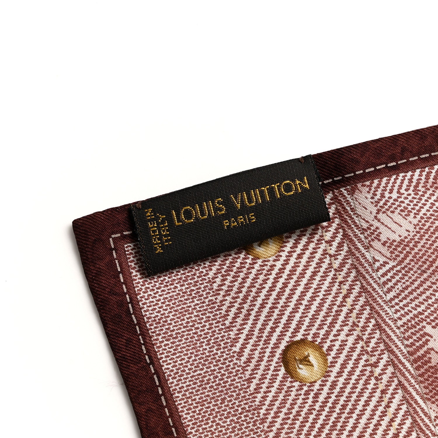 Louis Vuitton Silk Monogram New Denim Bandeau Cherry 3 of 4