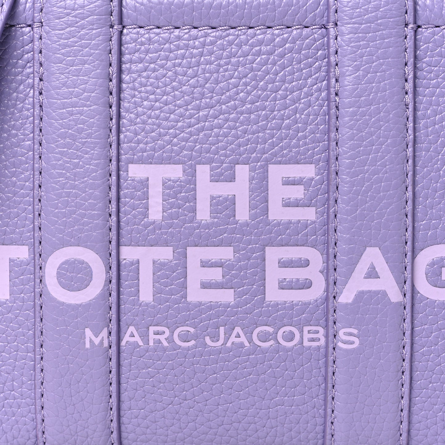 Grained Calfskin Micro The Tote Bag Lavender