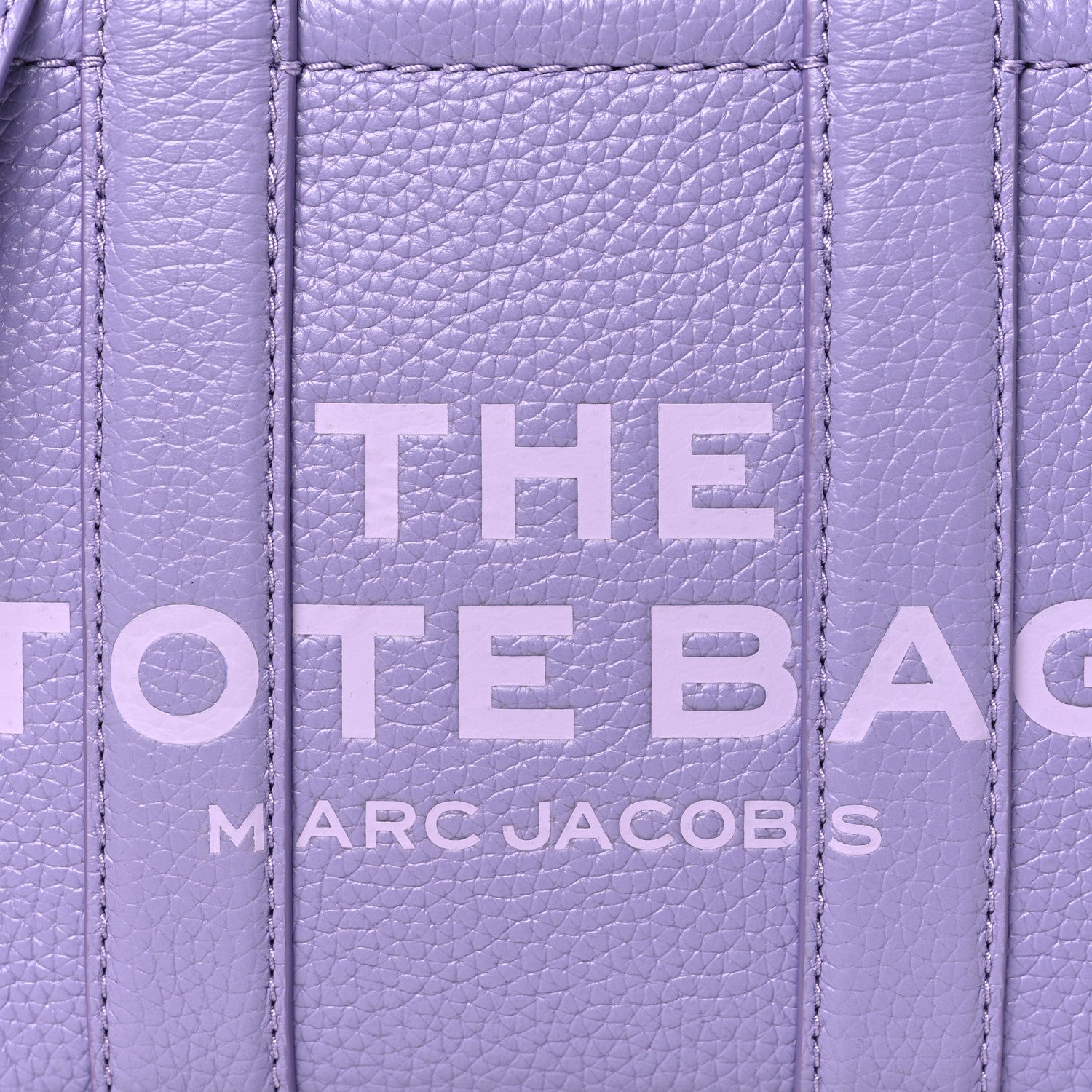 Marc Jacobs Grained Calfskin Micro The Tote Bag Lavender 7 of 9
