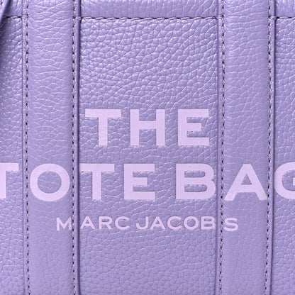 Marc Jacobs Grained Calfskin Micro The Tote Bag Lavender 7 of 9