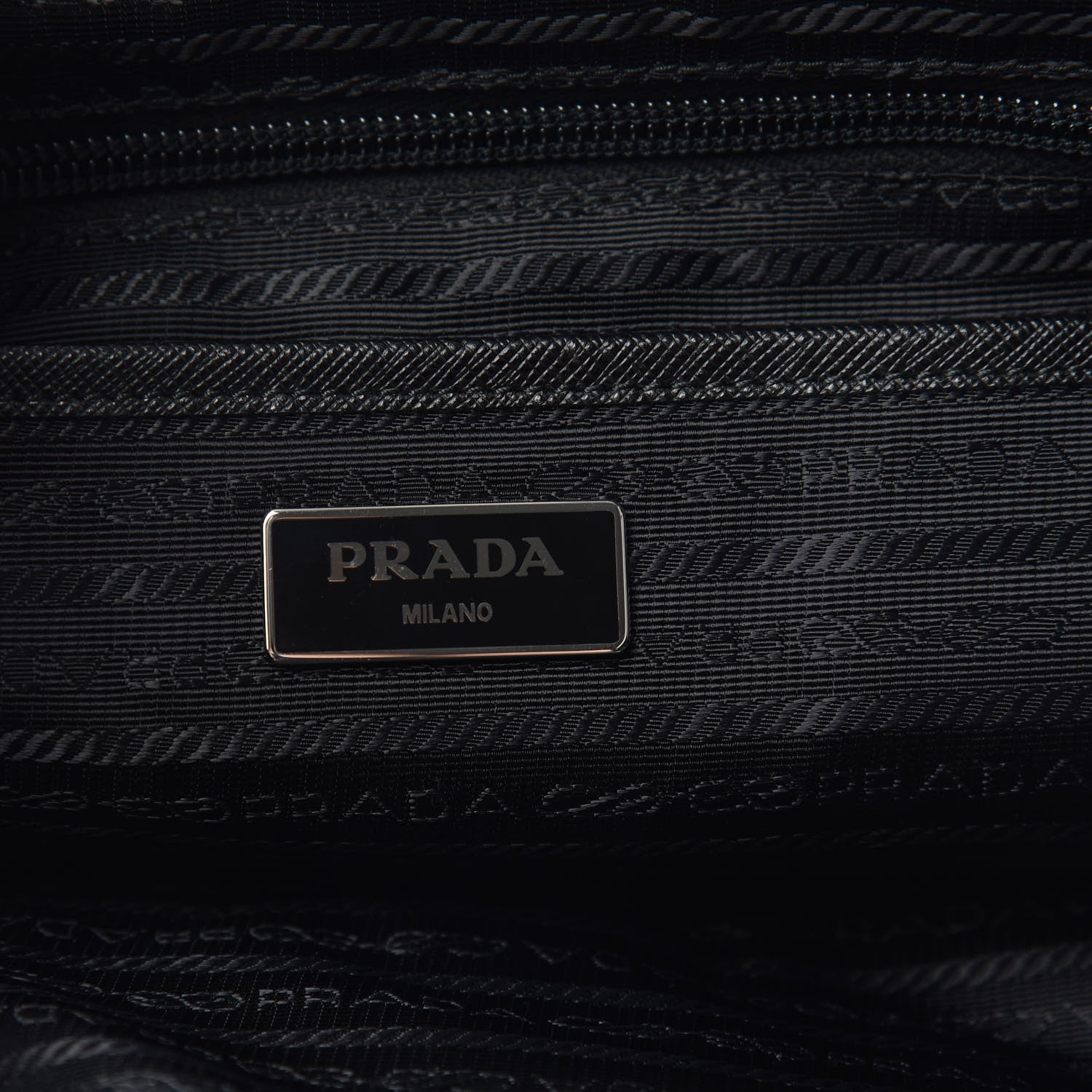 Prada Nylon New Vela Studded Backpack Black Fuoco 5 of 8