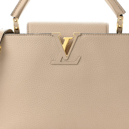 Louis Vuitton Taurillon Capucines MM Galet 6 of 8