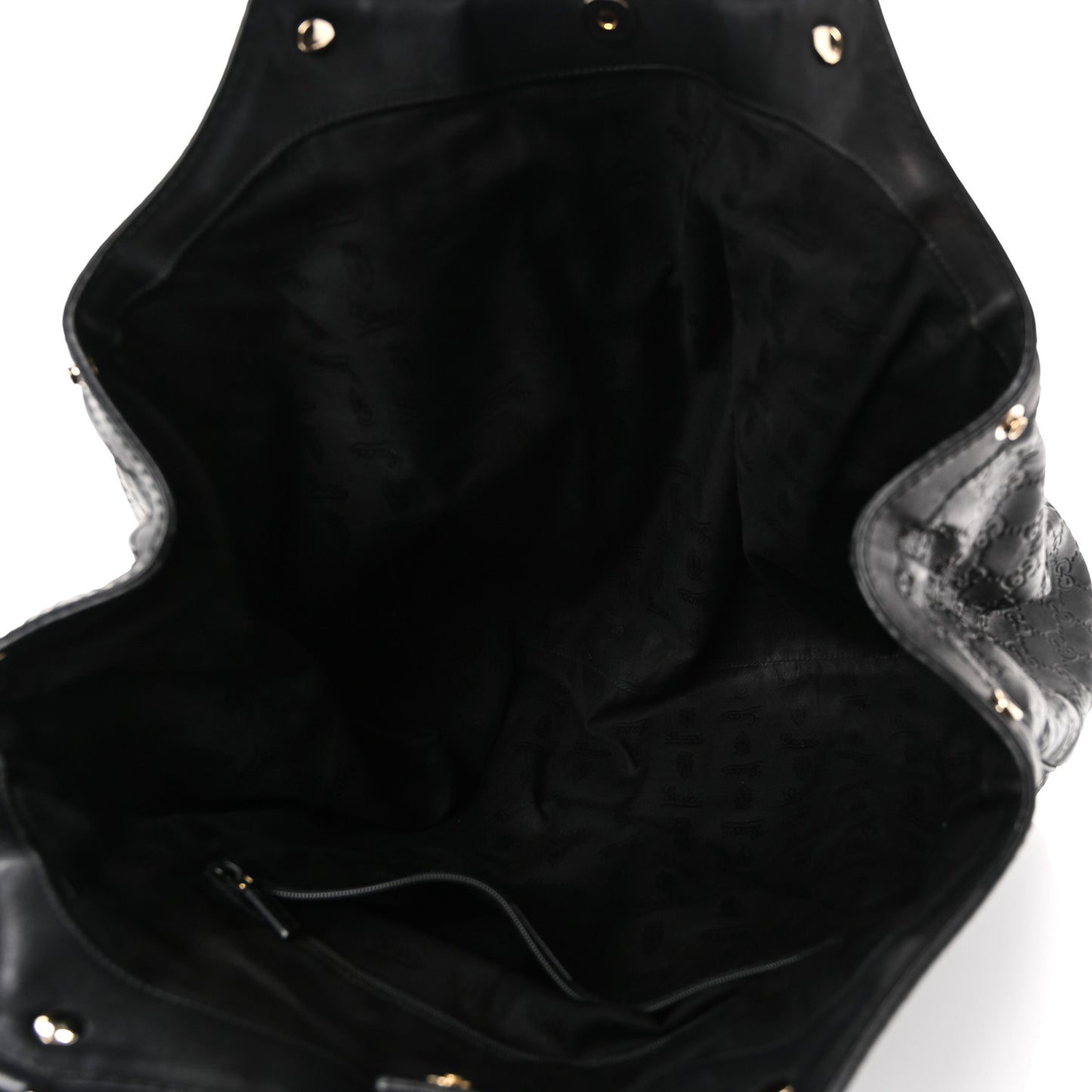 Guccissima Large Sukey Tote Black