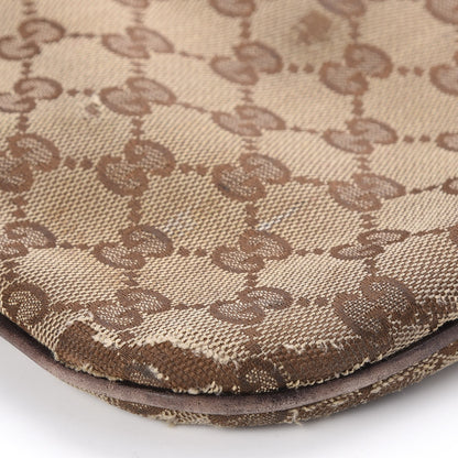 Gucci Monogram Medium New Britt Hobo Dark Brown 11 of 14
