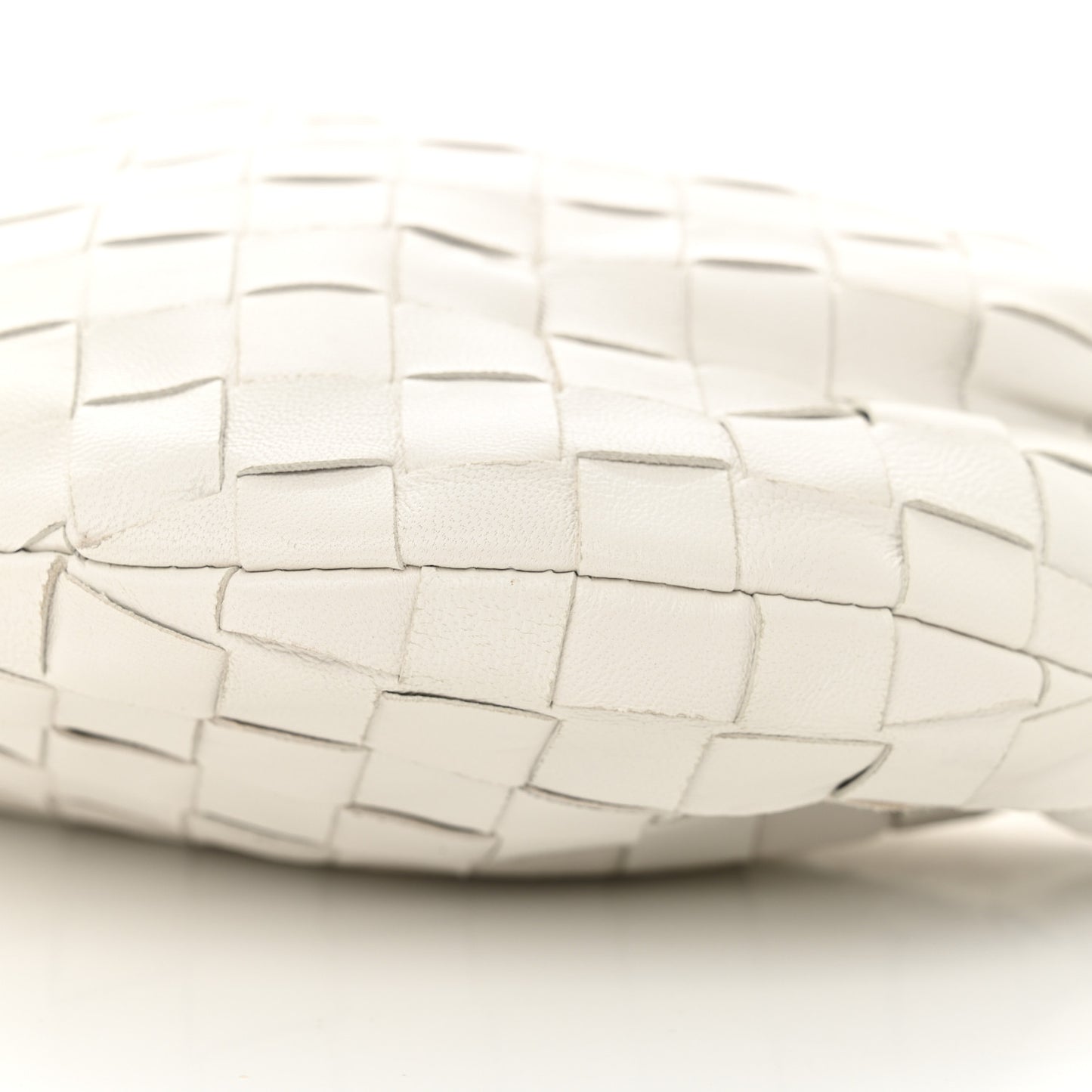 Patent Nappa Intrecciato Mini Jodie White