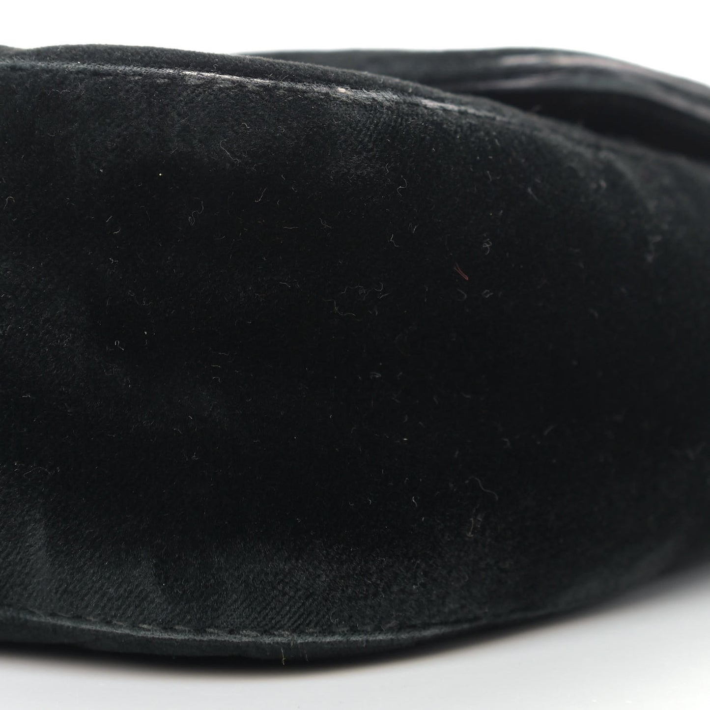Velvet Matelasse Mini GG Marmont Shoulder Bag Black