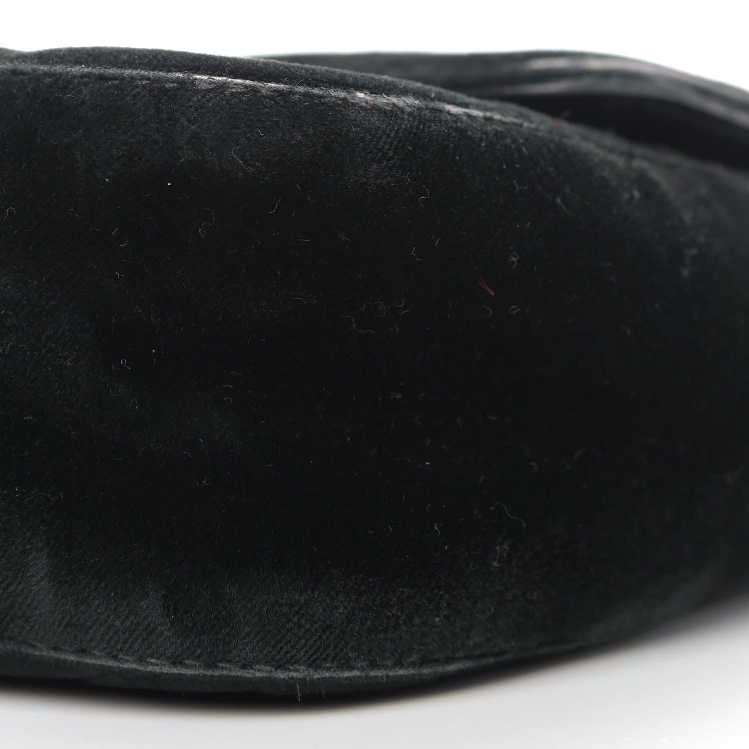 Gucci Velvet Matelasse Mini GG Marmont Shoulder Bag Black 9 of 16