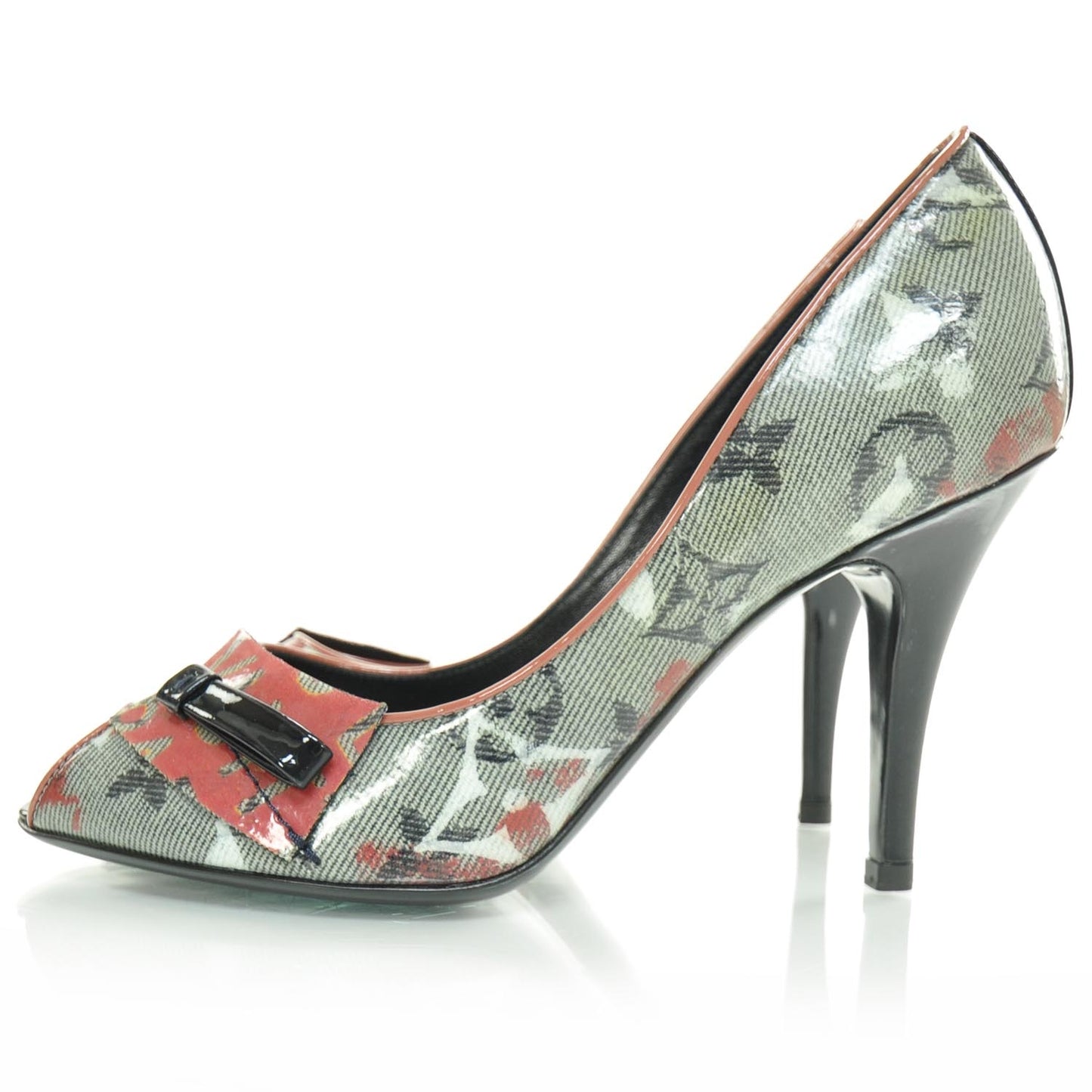 Monogram Richard Prince Flash Pulp Heels 37