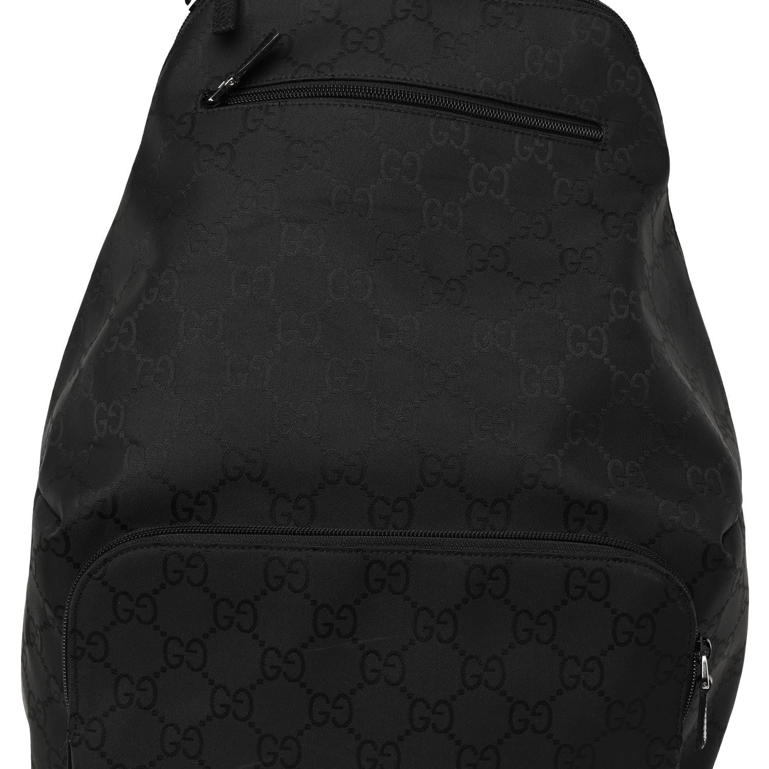 Gucci Nylon Monogram Medium Backpack Black 7 of 9