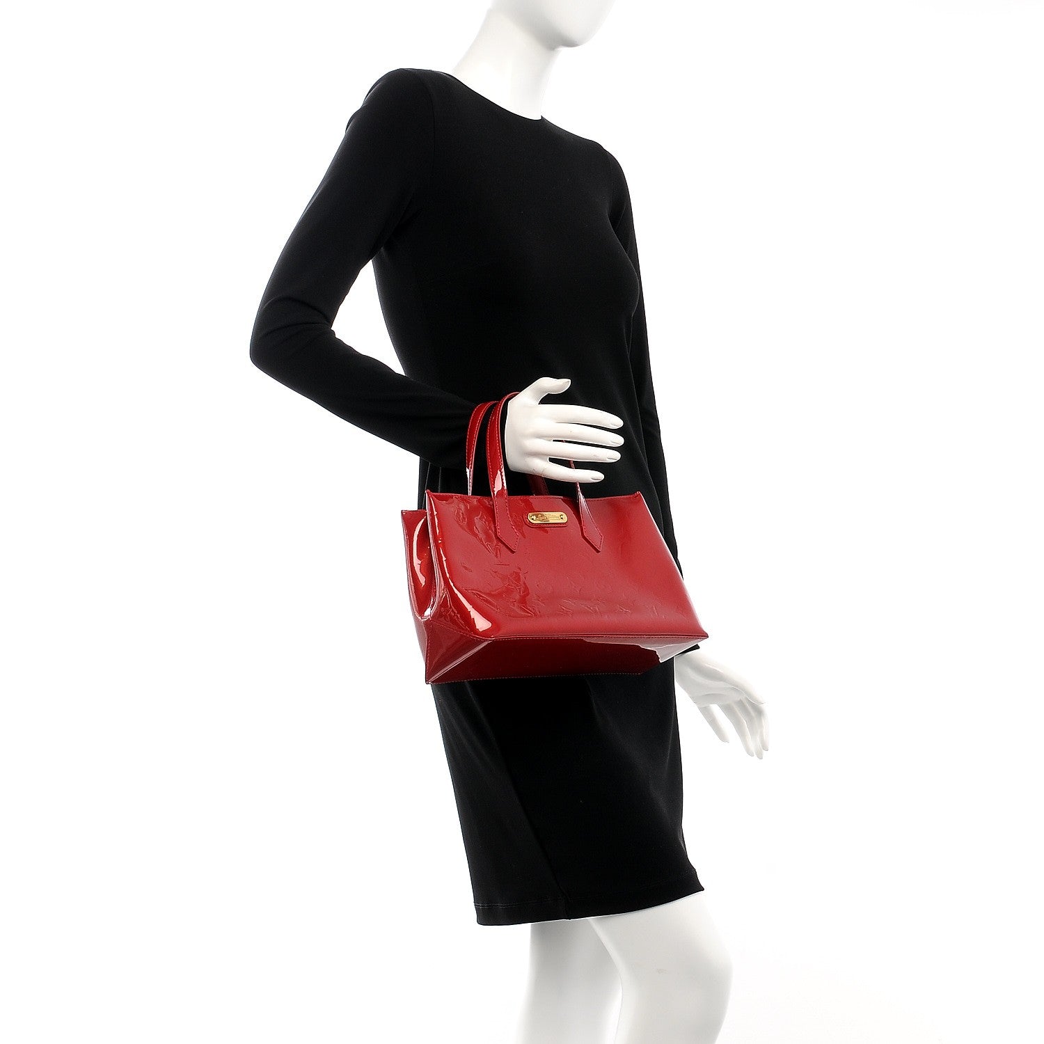 Louis Vuitton Vernis Wilshire PM Pomme D'Amour 2 of 6